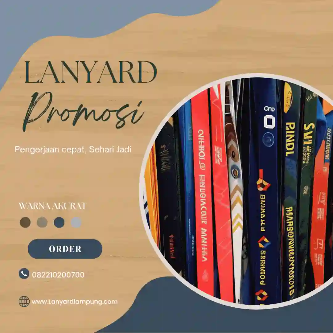 Lanyard Promosi Murah Lampung Custom